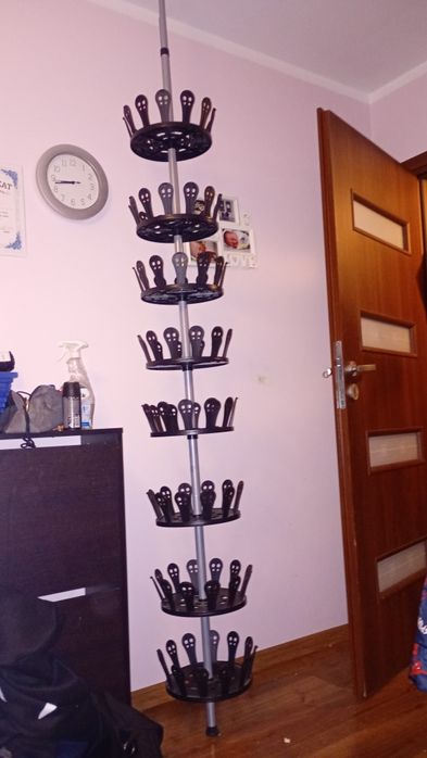 Stojak na buty 8 poziomowy, obrotowy.