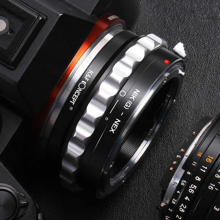 Adapter Nikon AI AIS też G na Sony E-mount Nex Alpha