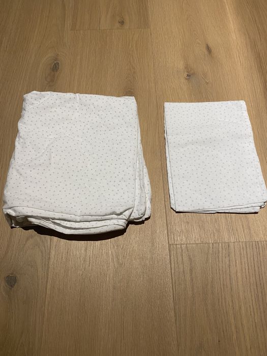 IKEA komplet dziecięcy: kołdra, posciel, prześcieradła i ochraniacze