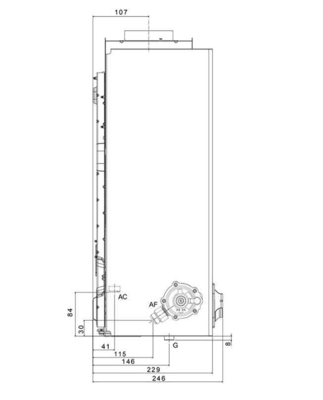Podgrzewacz wody TTulpe Indoor B-6 P37 Eco