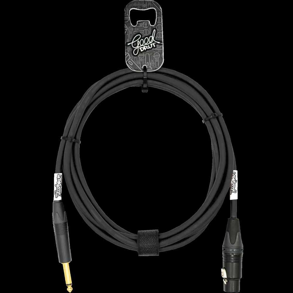 GoodDrut kabel Jack/XLRF - 10M RÓŻNE KOLORY