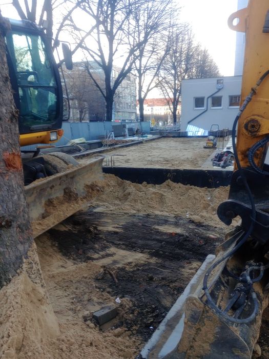 Prace ziemne wykopy niwelacjia