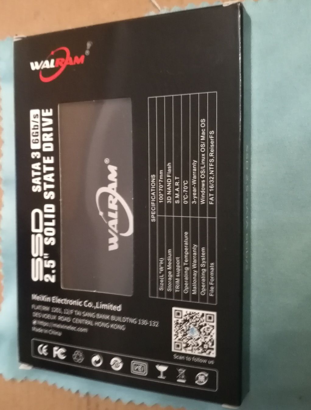 SSD диск 128Gb Walram 2,5 SATA ||| новый.