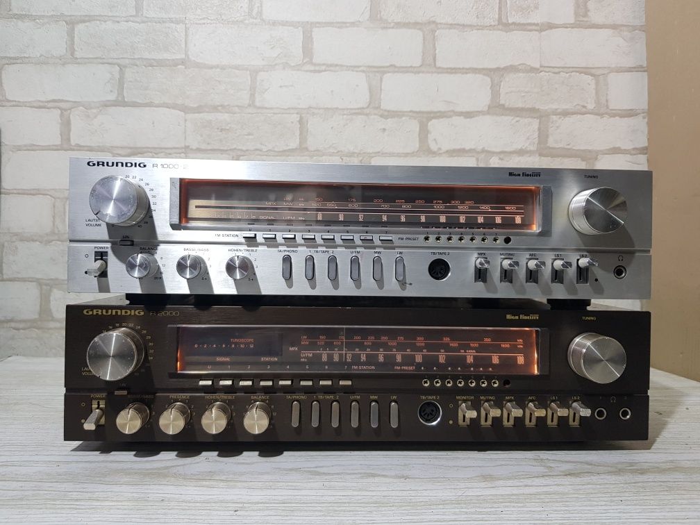 AM/FM Стерео ресивер/підсилювач Grundig R 1000-2/2000 2x35 Вт б/у