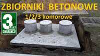 Zbiornik betonowy na szambo 10m3 z płyta najazdową Szamba z Atestem