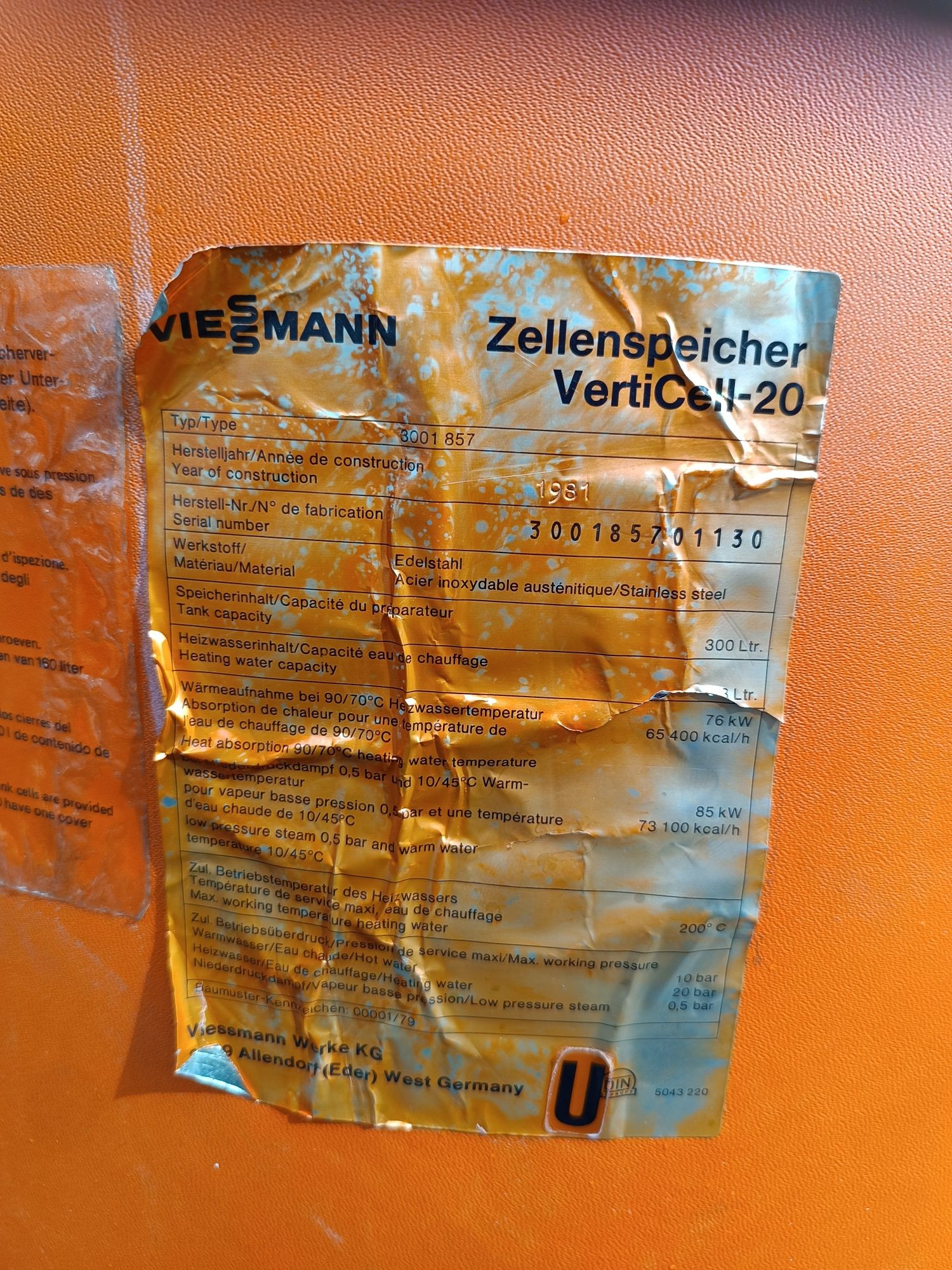 Bojler 300L Viessmann stal nierdzewna duża wezownica