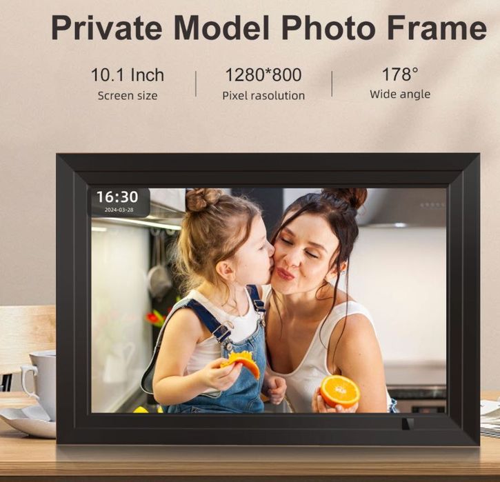 Fotoramka cyfrowa Frameo 10,1" IPS łączność z aplikacją WIFI BT 32Gb