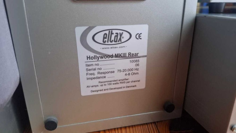 Kino domowe Eltax hollywood mk3 z wzmacniaczem PANASONIC SA-HR45