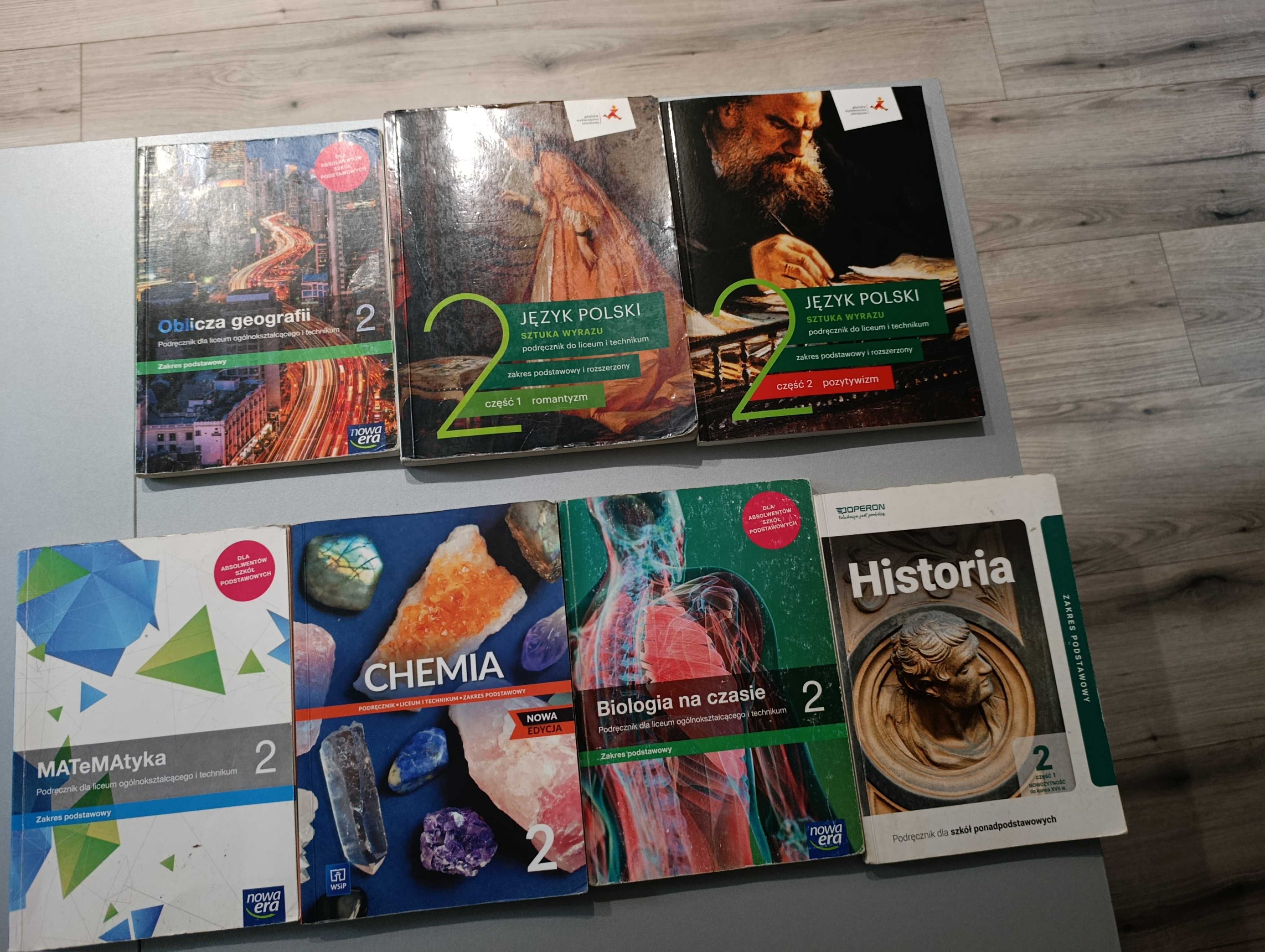 Podręczniki liceum,technikum,klasa 2