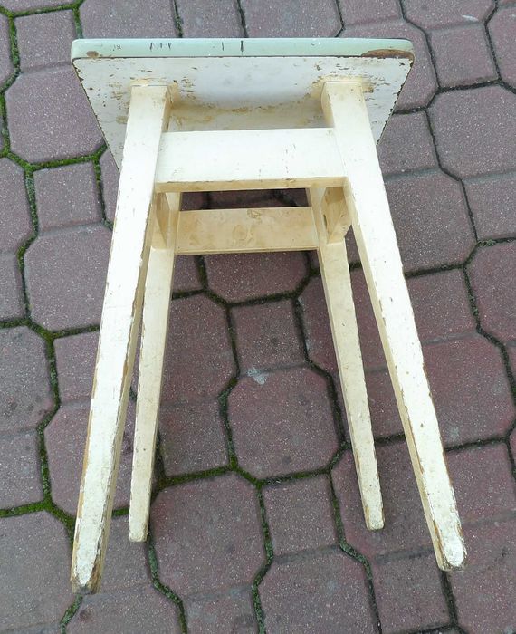 PRL taboret stołek