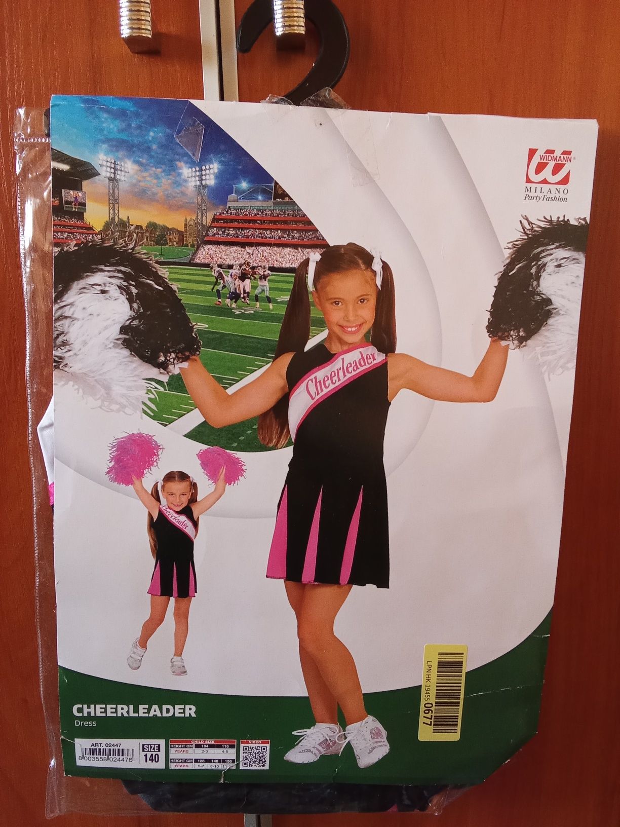 Strój - Sukienka cheerleaderka 140