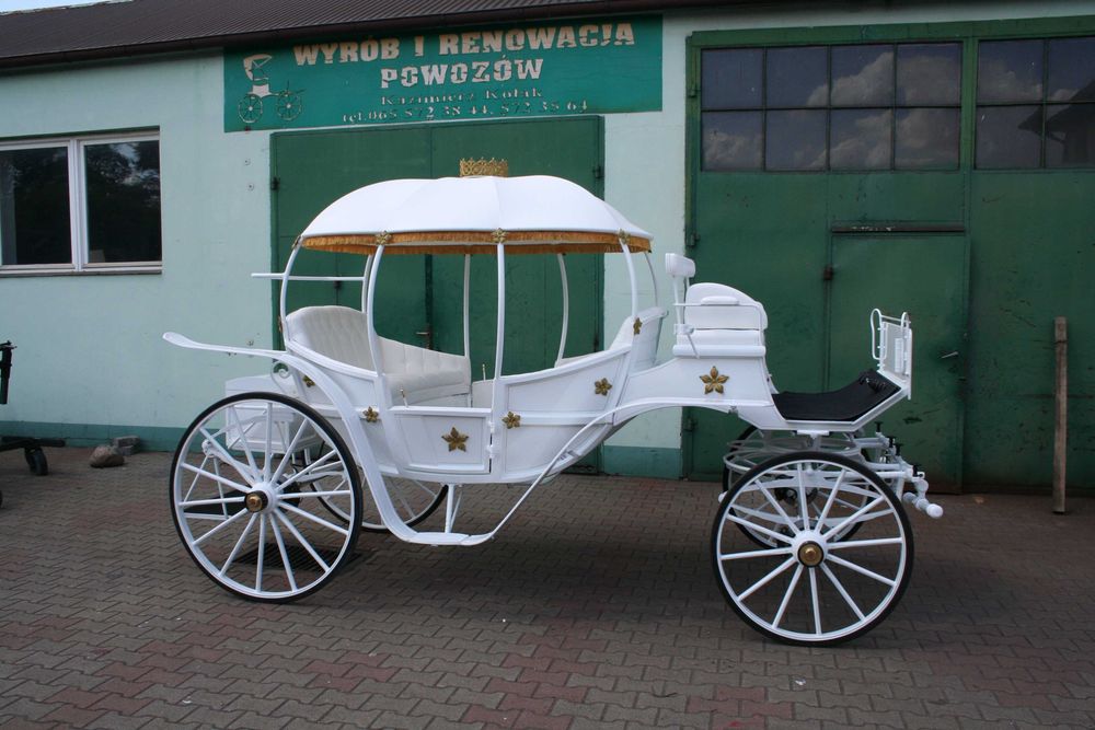 Powóz konny bryczka kutschen kopciuszek