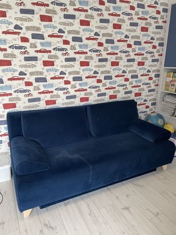 Sofa rozkladana granatowa - za darmo