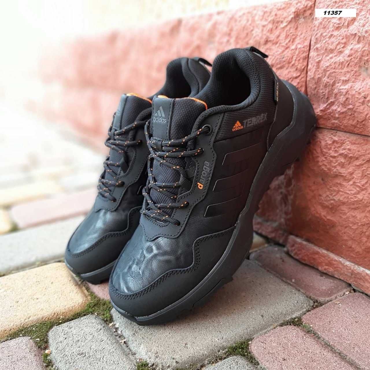 Чоловічі кросівки Adidas Terrex чорні з помаранчевим 11357 ЗНИЖКА