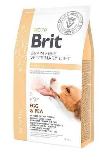 Brit GrainFree Hepatic dla psów z niewydolnością wątroby 2kg