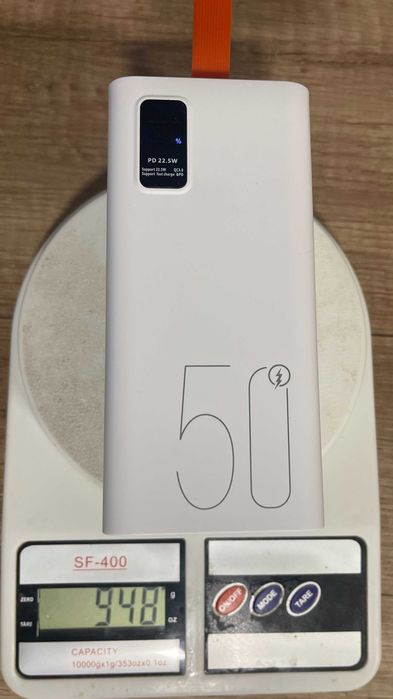 Павербанк 50 000mAh, честная емкость, быстрая зарядка 22,5W power bank