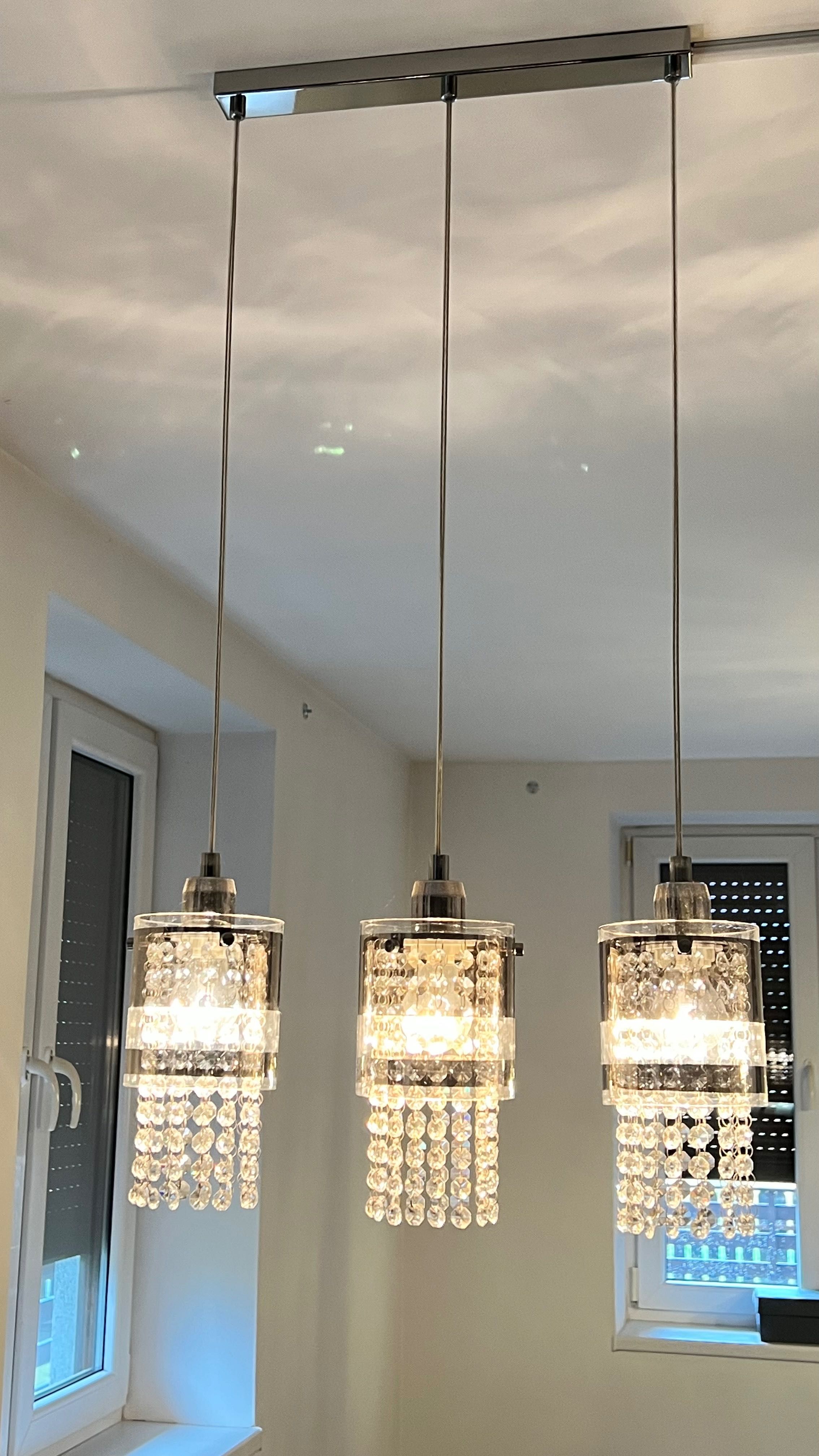 Lampy wiszące potrójne