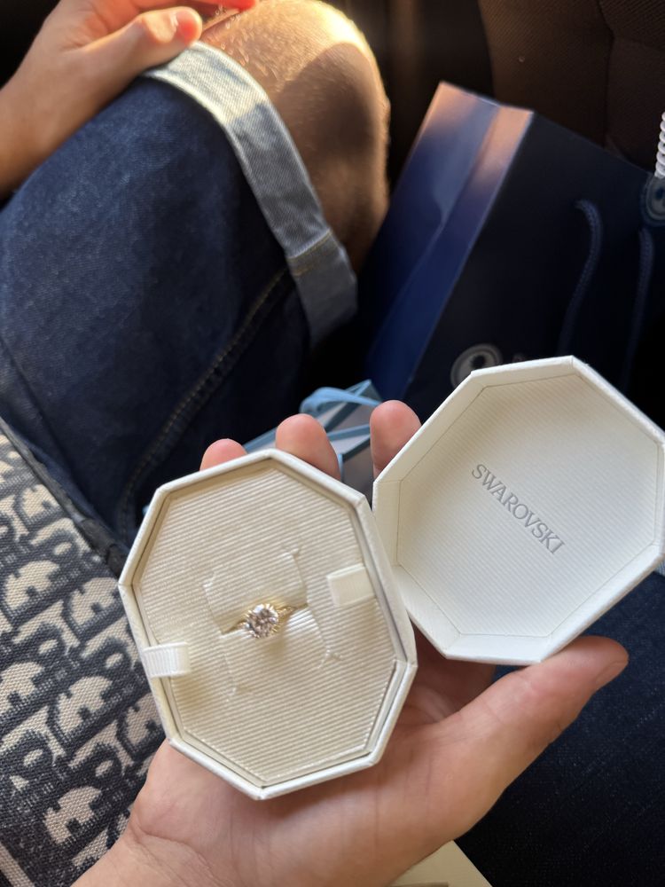 Aliança swarovski