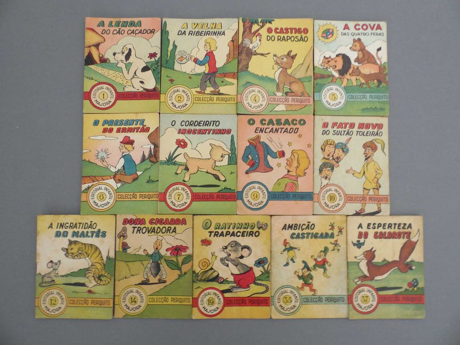Lote Livros Editorial Infantil Majora Colecção Periquito
