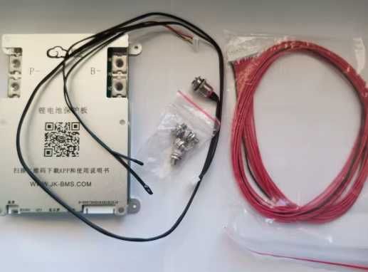 BMS 200A 4S-8S Lifepo4/Li-ion/LTO 2A (JK-B2A8S20P) с кнопкой JiKong