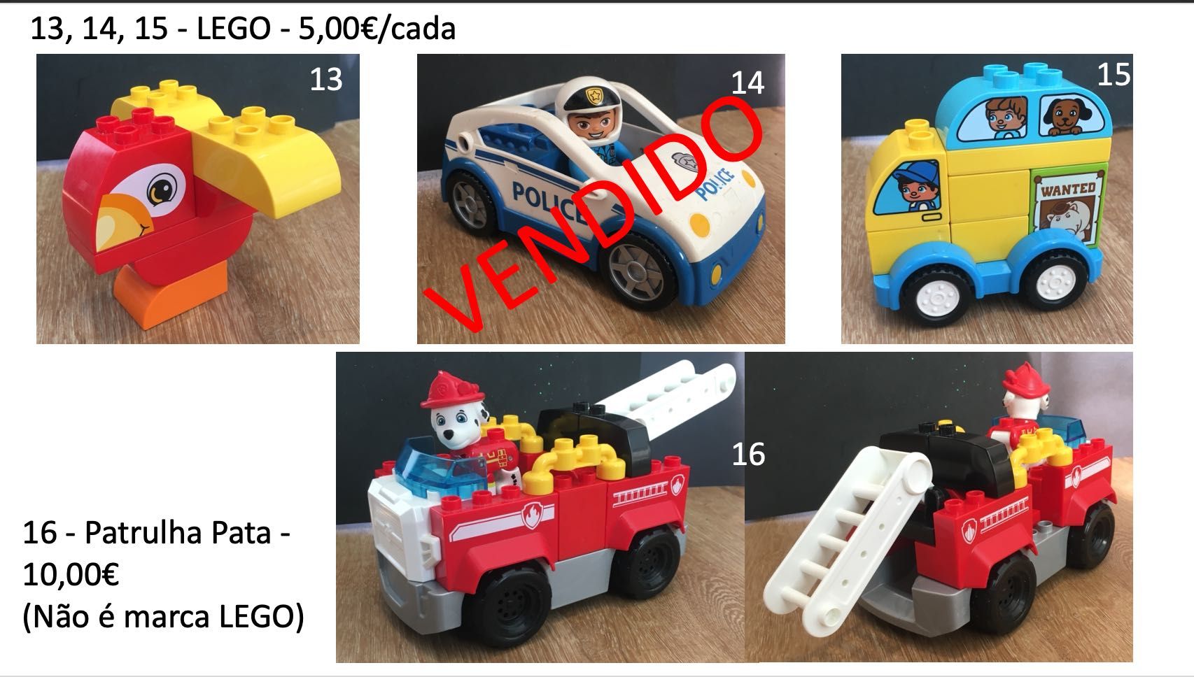 LEGO DUPLO - Vários conjuntos