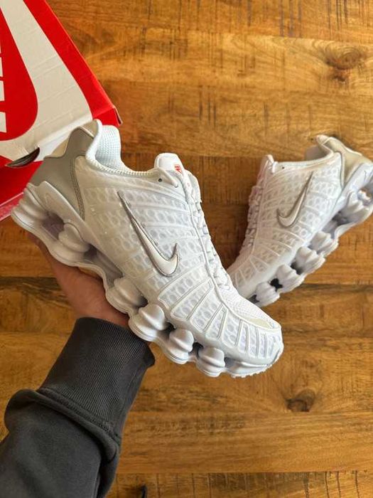 "Trampki" Nike_Shox_TL_White_R.43