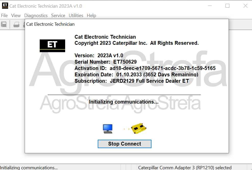 Caterpillar ET4 2023a Najnowsza Wersja FULL TeamViewer Instalacja