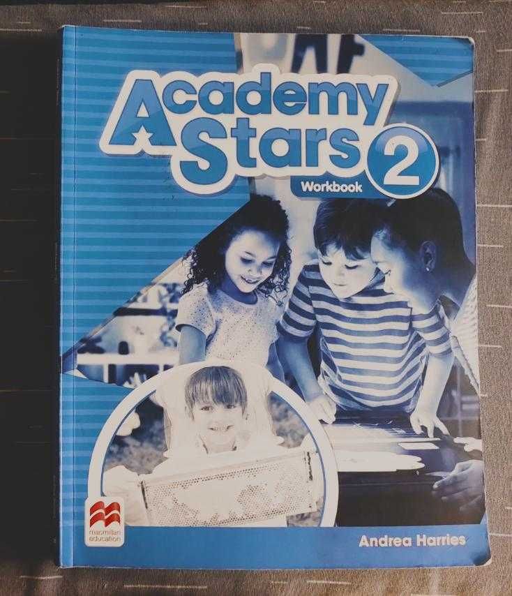 Academy Stars2 Pupilbook+workbook оригінал 90%чистий