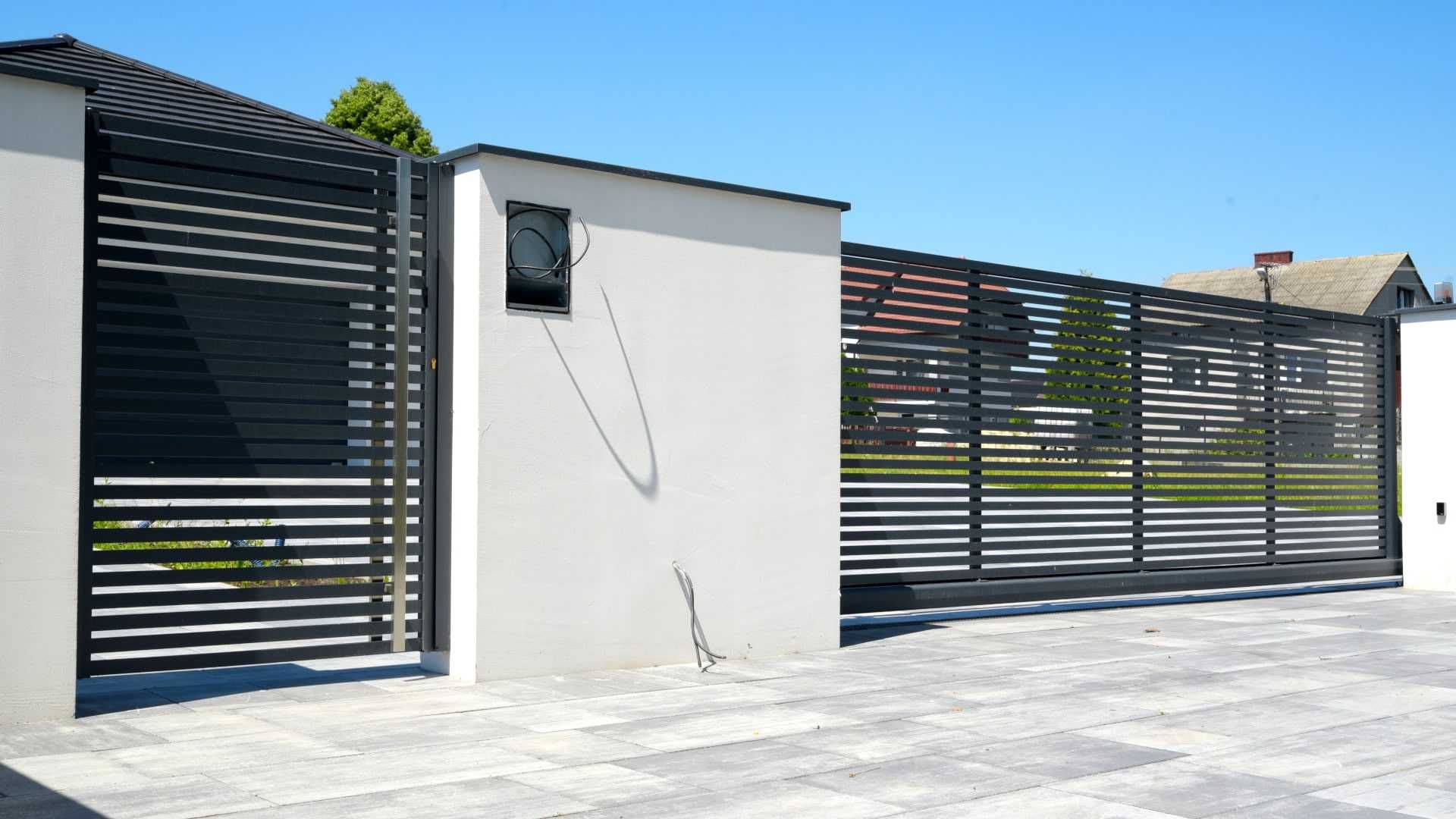 ZALU Ogrodzenie Płot Aluminiowe  Profil Palisada Montaż Automatyka