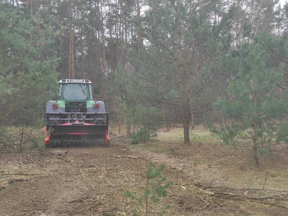 Usługi mulczerem leśnym czyszczenie działek pod inwestycje