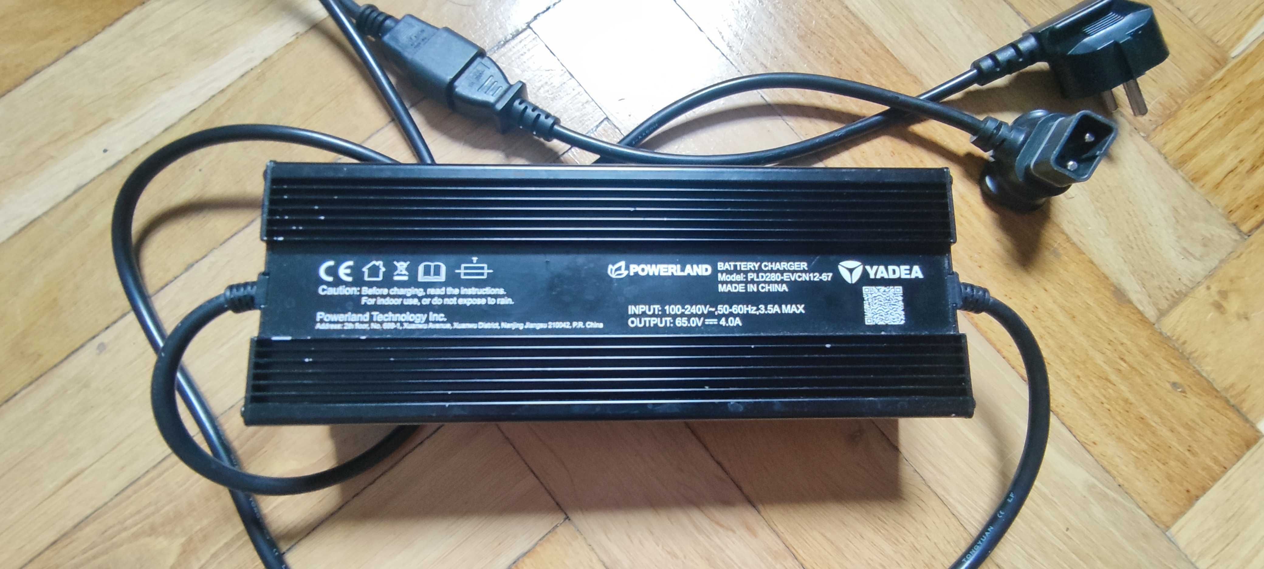 Bateria akumulator lexmoto yadea 60v24ah ładowarka