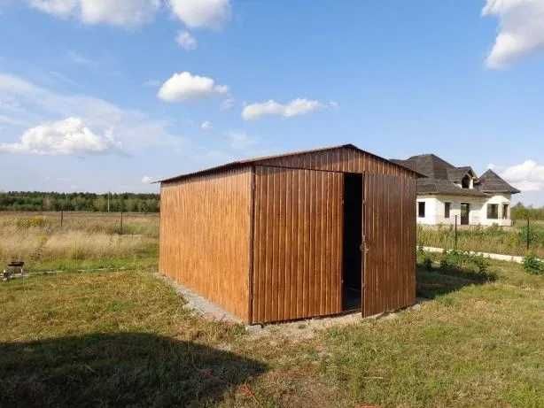 Blaszak na budowę Garaż blaszany 3x5 Schowek budowlany Garaże BUDOWA