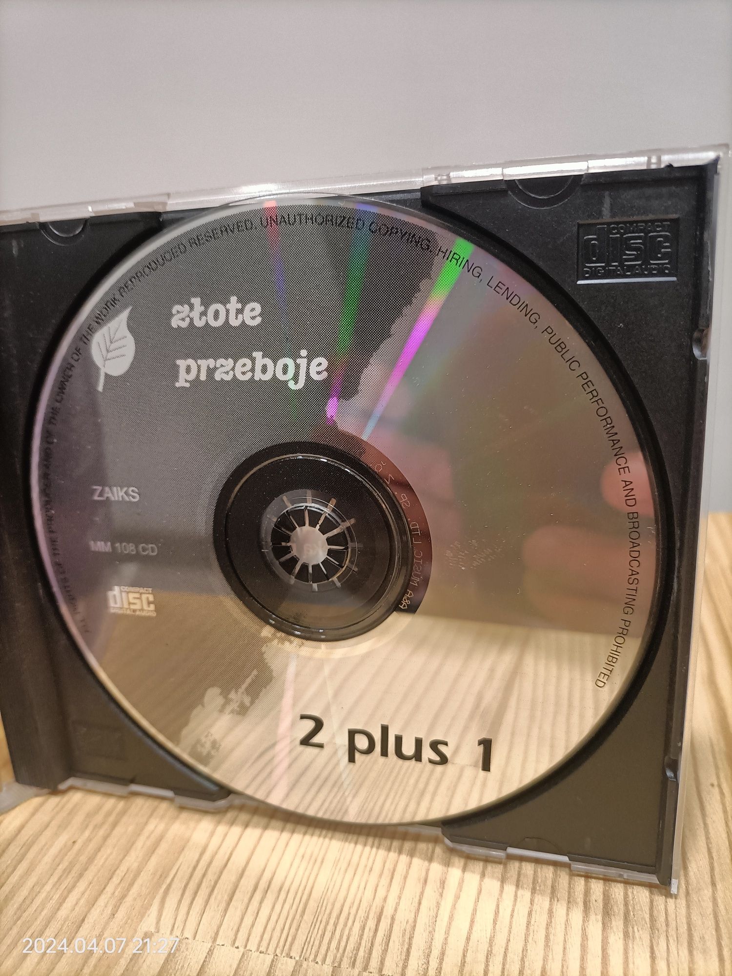 2 plus 1 - złote przeboje cd
