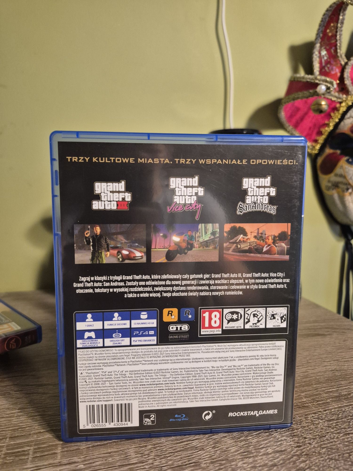 Gta trilogy na PlayStation 4 Ps5