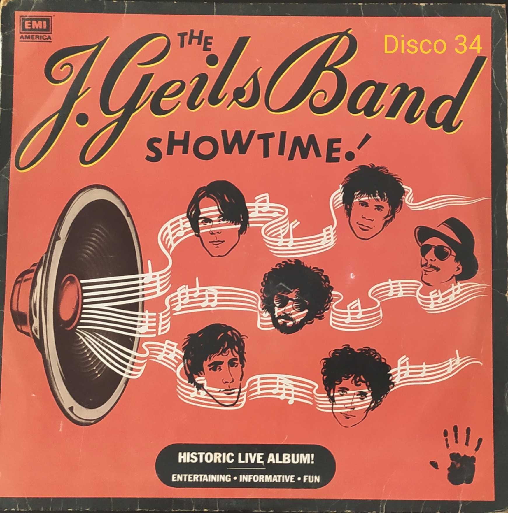 The J. Geils Banda Show Time LP Disco 34