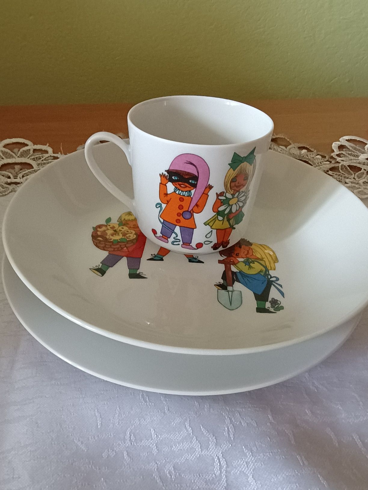 Porcelanowy zestaw dziecięcy Seltmann Bavaria