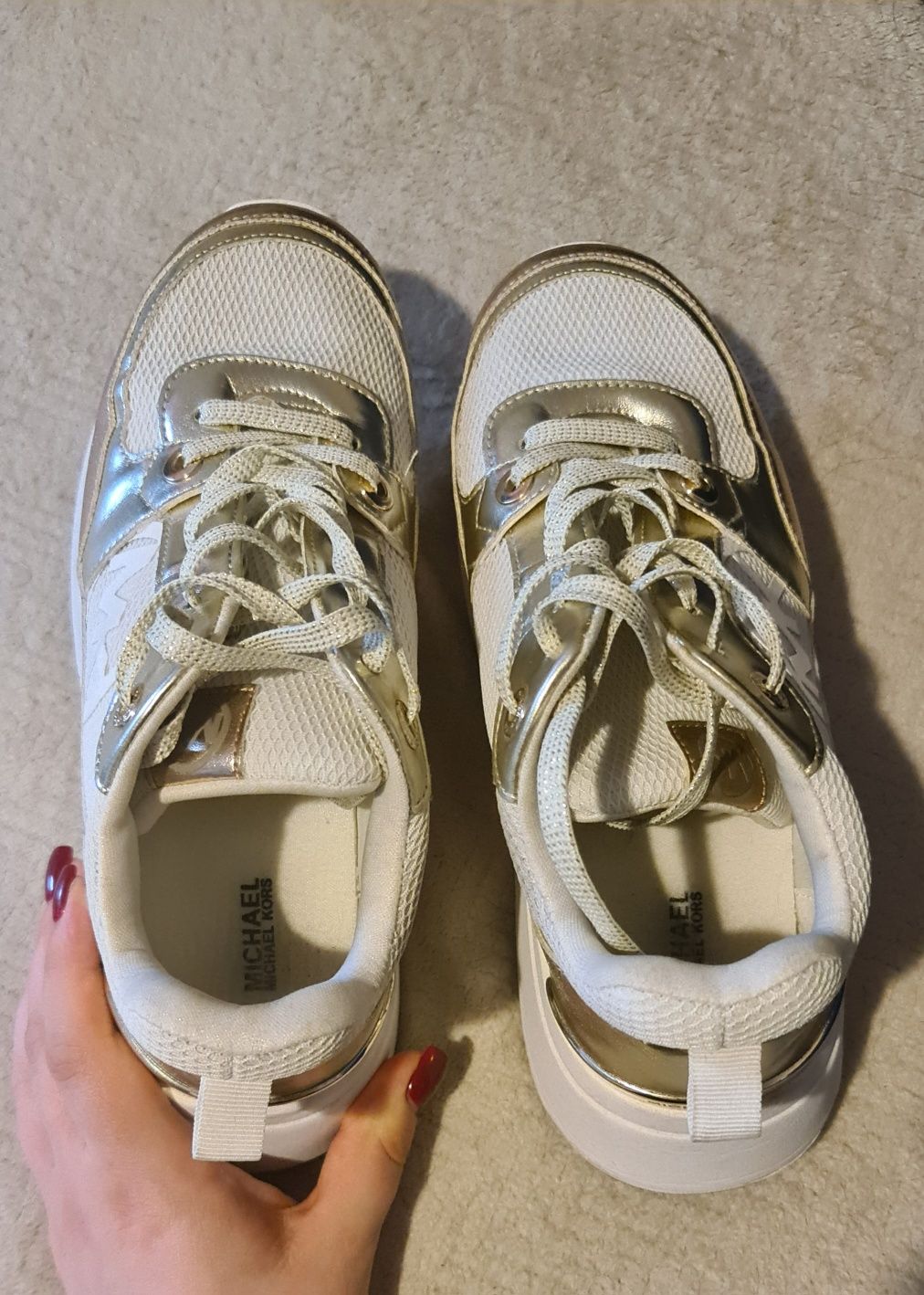 Michael Kors 37 38 23,5 zlote adidasy snaekersy