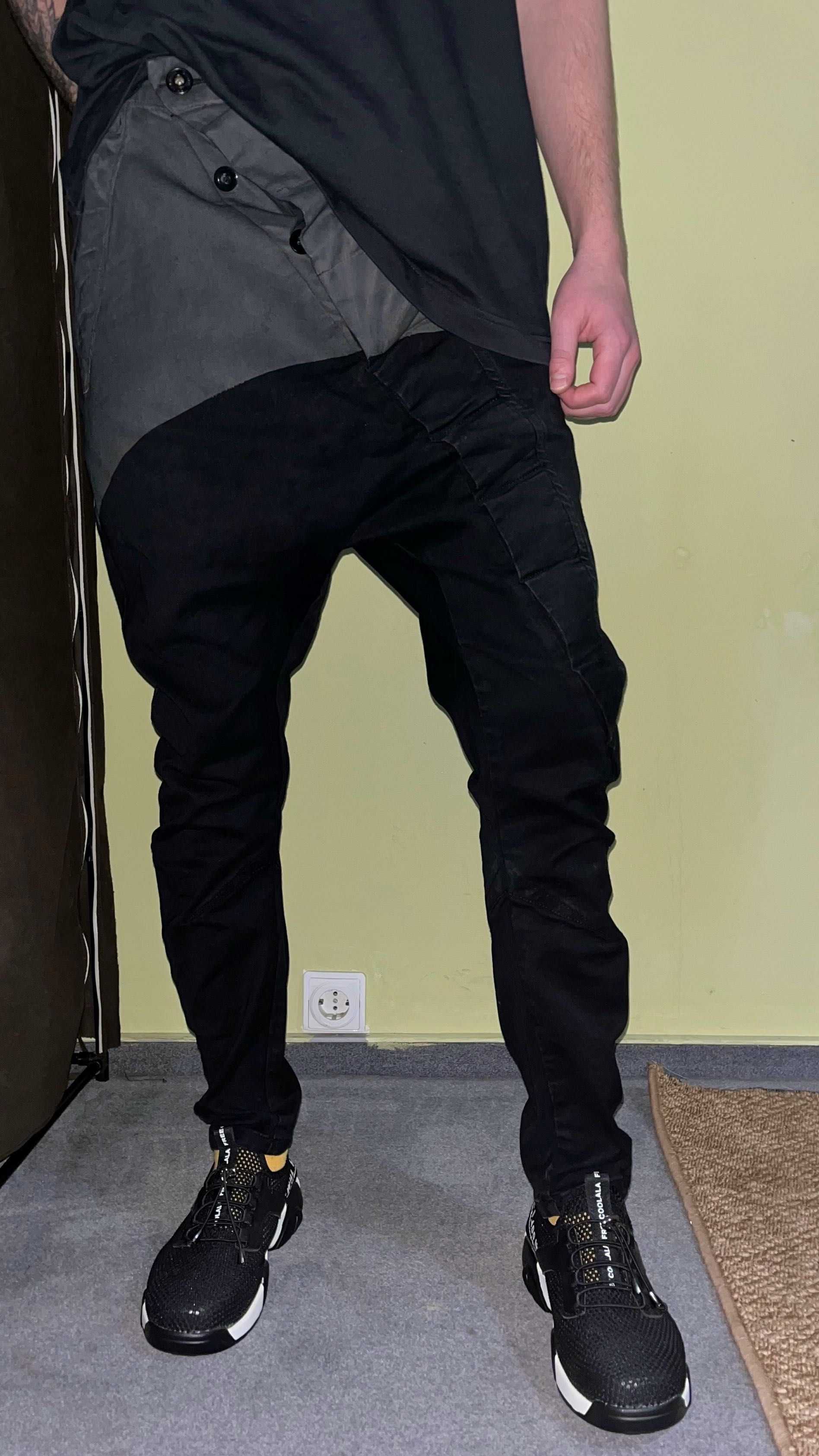 Чорні чоловіч джинси 2У