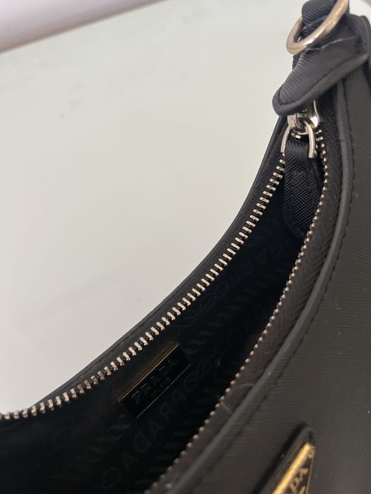Bolsa Prada Saffiano Re-Edition 2005 Preta – Usada