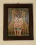 Piotrowski Piotr Rabka  "Adam i Ewa z żyrafami" 1997