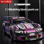 Lego 1в1 Porsche 911 RSR cyberpunk Technic 42096 размер 1:10  1611 шт
