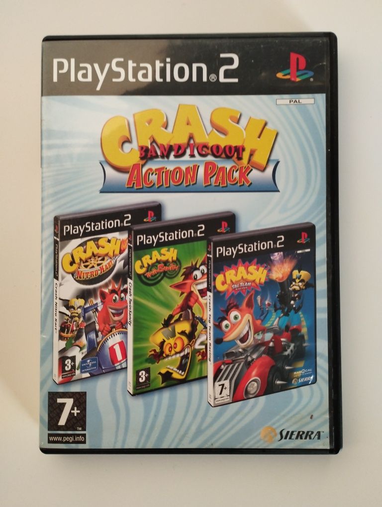 Gra play station 2 Crash Action Pack