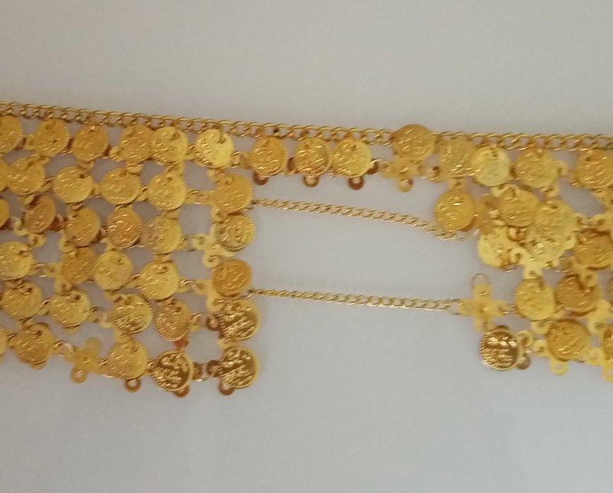 Cinto de moedas quadril/cintura - dança oriental/ventre