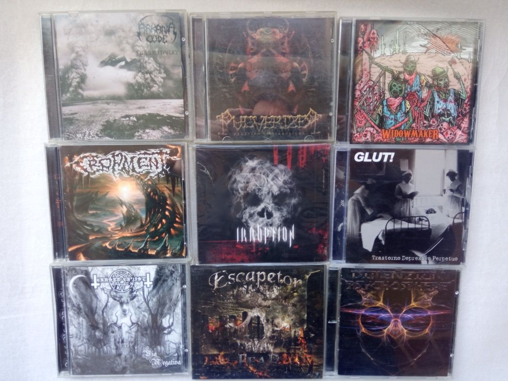 фирменные CD hard/heavy/death/black/grind ...