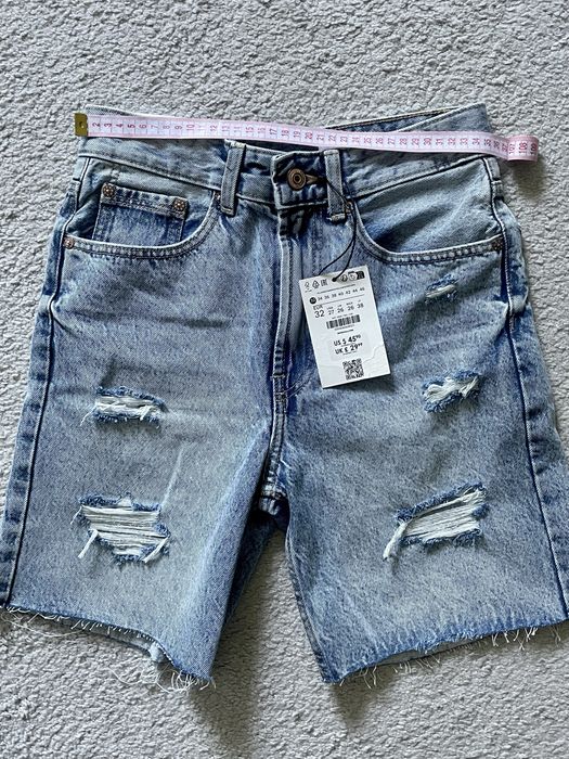 Шорты джинсовые  Bershka новые 30-32