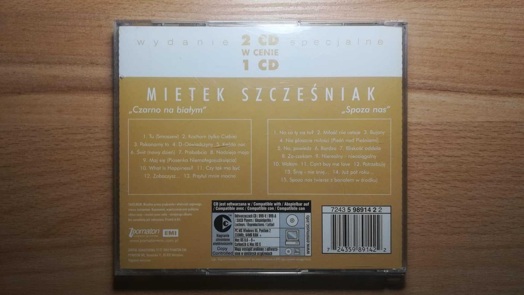 Album 2 CD Czarno na białym / Spoza nas - Mietek Szcześniak