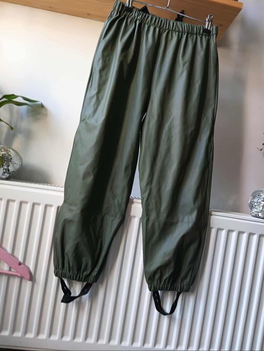 Spodnie przeciwdeszczowe gumowe wodoszczelne 128