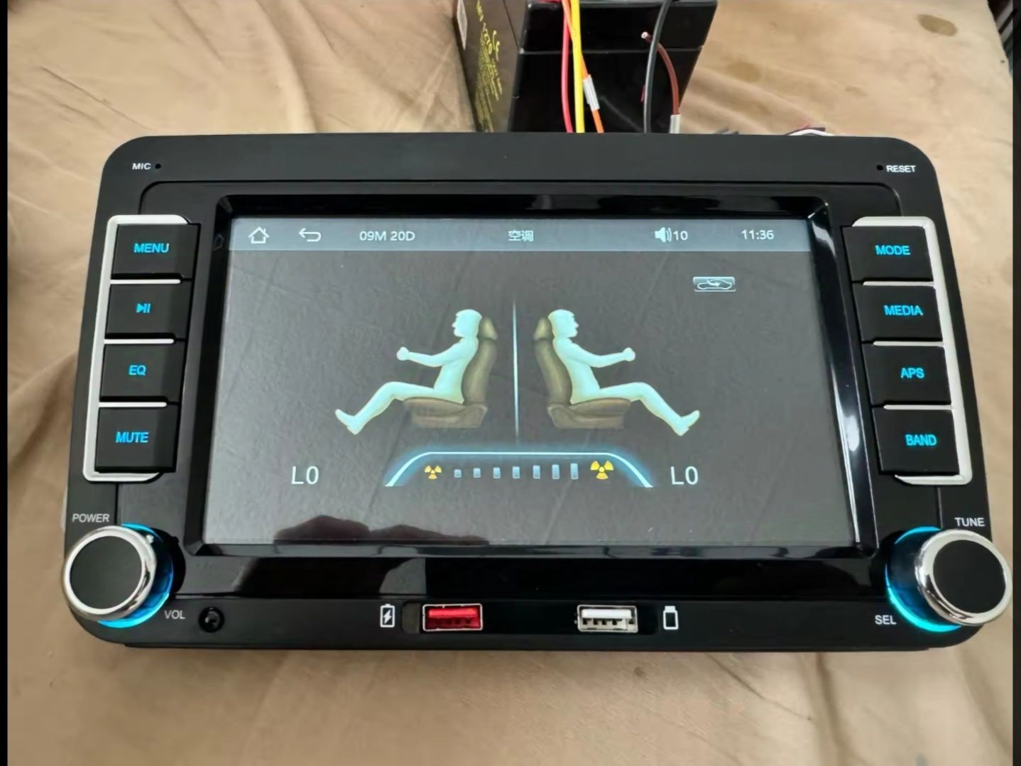 Radio Android 2din carplay bluetooth VW Audi Skoda passat golf Tiguan