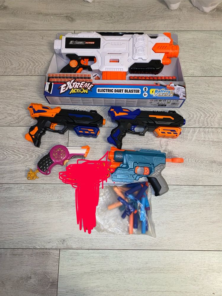 zestaw pistoletów Nerf Nowy Strzałki