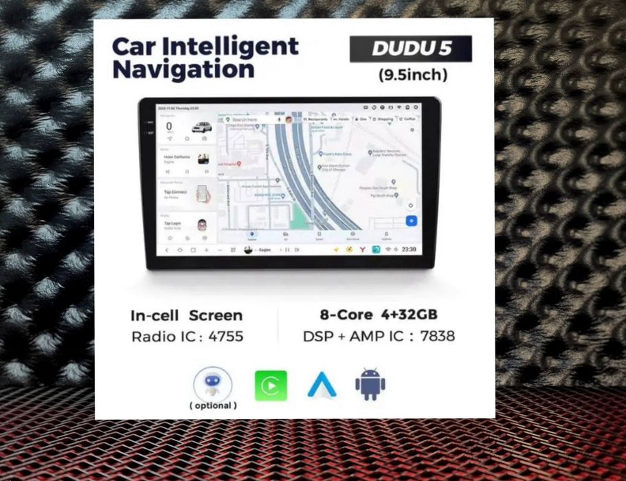 Штатна магнітола DUDU 5 (4/32 Гб) 9.5"